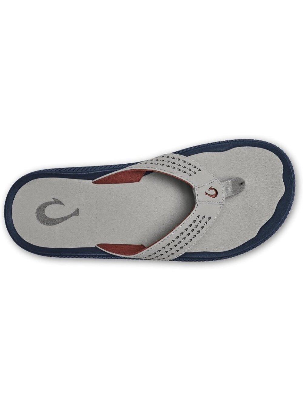 Men's White Ash Resistant Flip Flops Arch Support Comfort Fit Beach Sandal Shoes - Picture 4 of 6